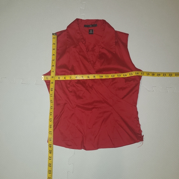 H&M Sleeveless Blouse Red - Picture 2 of 7